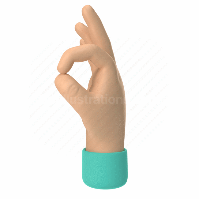 emoticon, emoji, sticker, gesture, ok, hand, asian